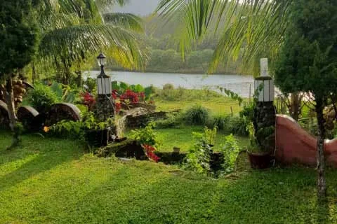 sumatra garden and river